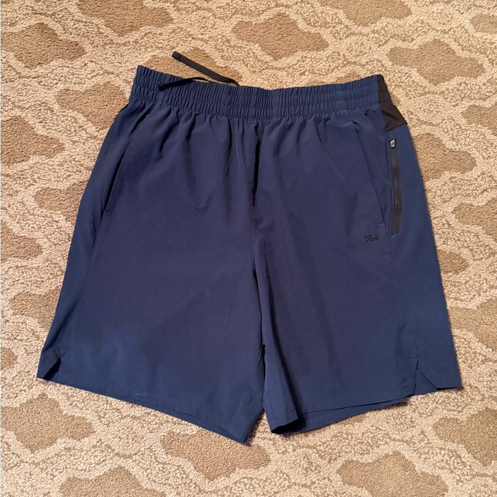 Men's DSG Navy Performance Shorts - Size Medium